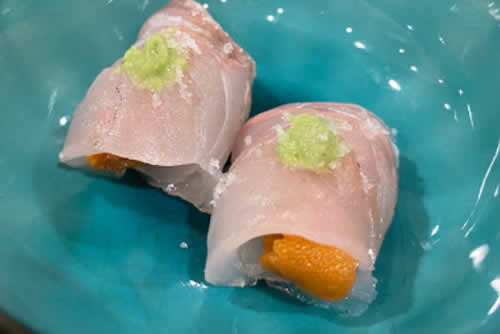 うに魚巻き