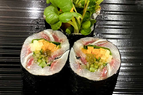 イワシ海苔巻き